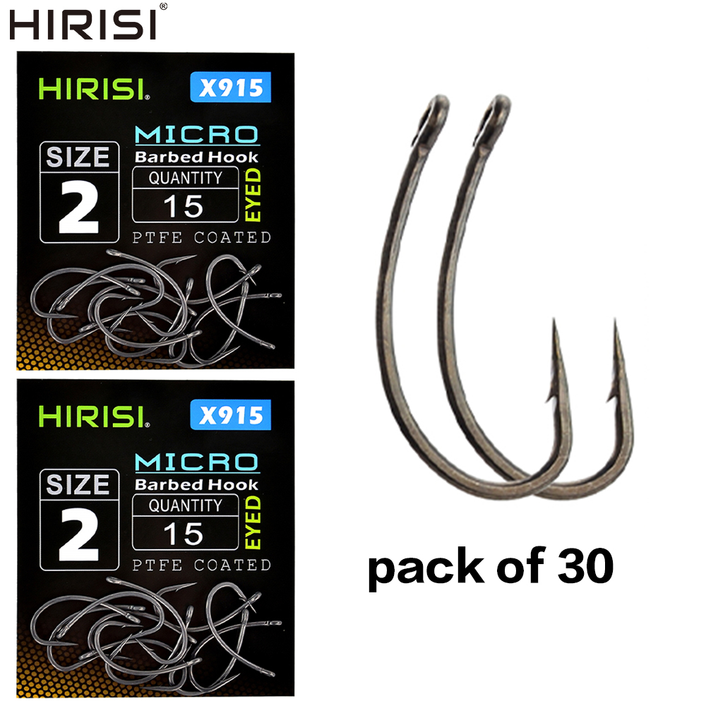 Fishing Hook Barbless - Hirisi 30x 잉어 낚시 후크 아이