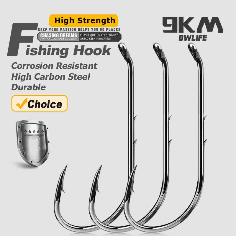 Fishing Hook Circle - 9KM Baitholder 낚시 후크 50~200Pcs 라이브