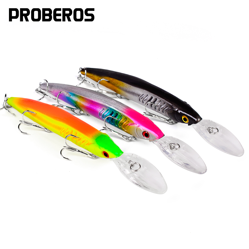 Fishing Hook Size - PROBEROS 15cm 12g 대형 미노우 딥