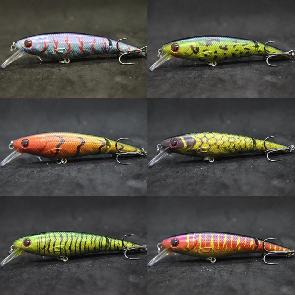 WLure 낚시 미끼 10cm 14g 조인티드 미노우  - Fishing Hook Size 리뷰 및 가격