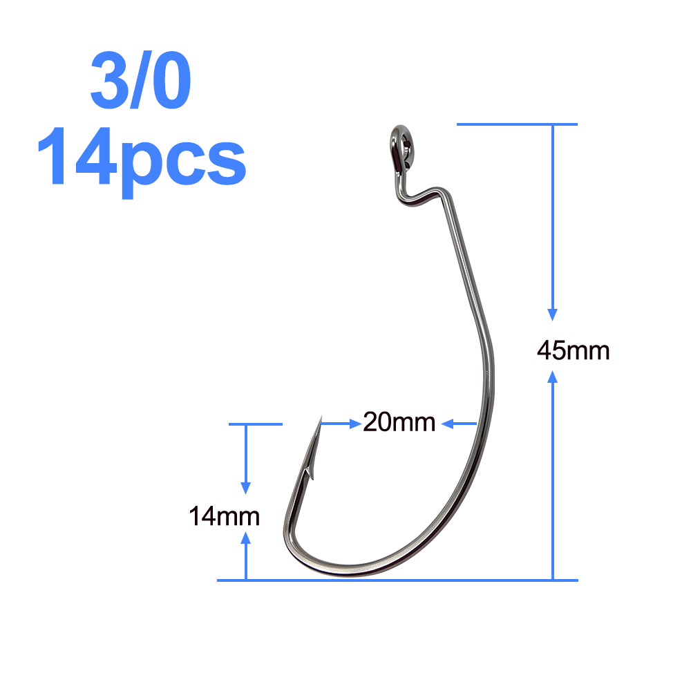 ESFISHING 오프셋 훅 탄소강 낚시 바늘 크랭크  - Fishing Hook Size 리뷰 및 가격