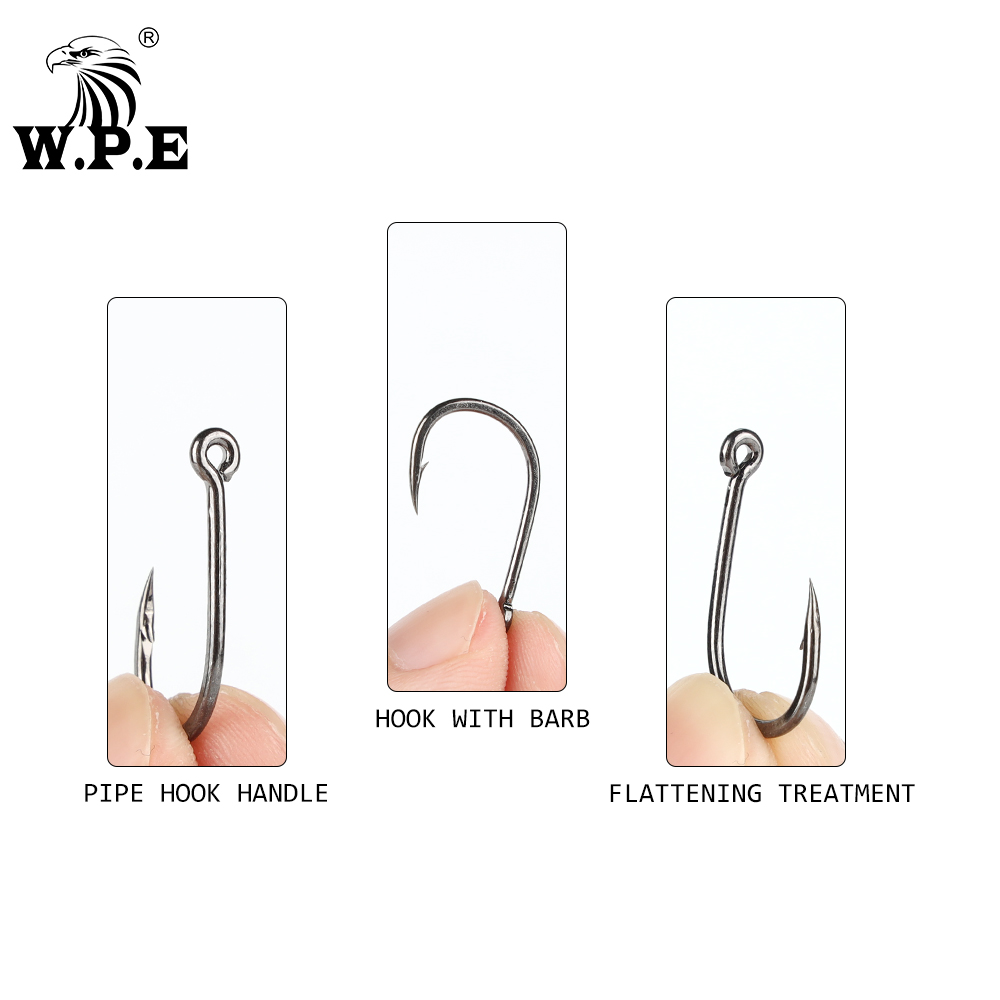 W.P.E BKK 30 개/몫 낚시 후크 1 #-8 # - Fishing Hook Circle 리뷰 및 가격