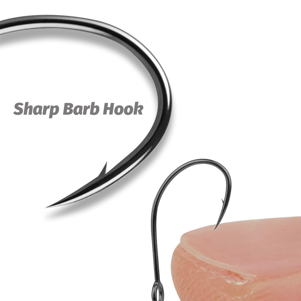 20PCS 큰 반지 단일 후크 2 #   4 #   6 - Fishing Hook Circle 리뷰 및 가격