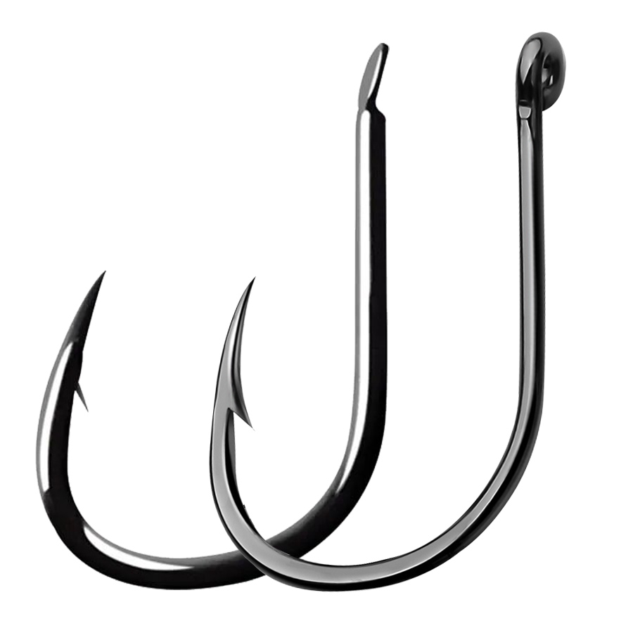 100개입 인라인 원형 훅, 바닷물용 바브 싱글 훅,  - Fishing Hook Circle 리뷰 및 가격