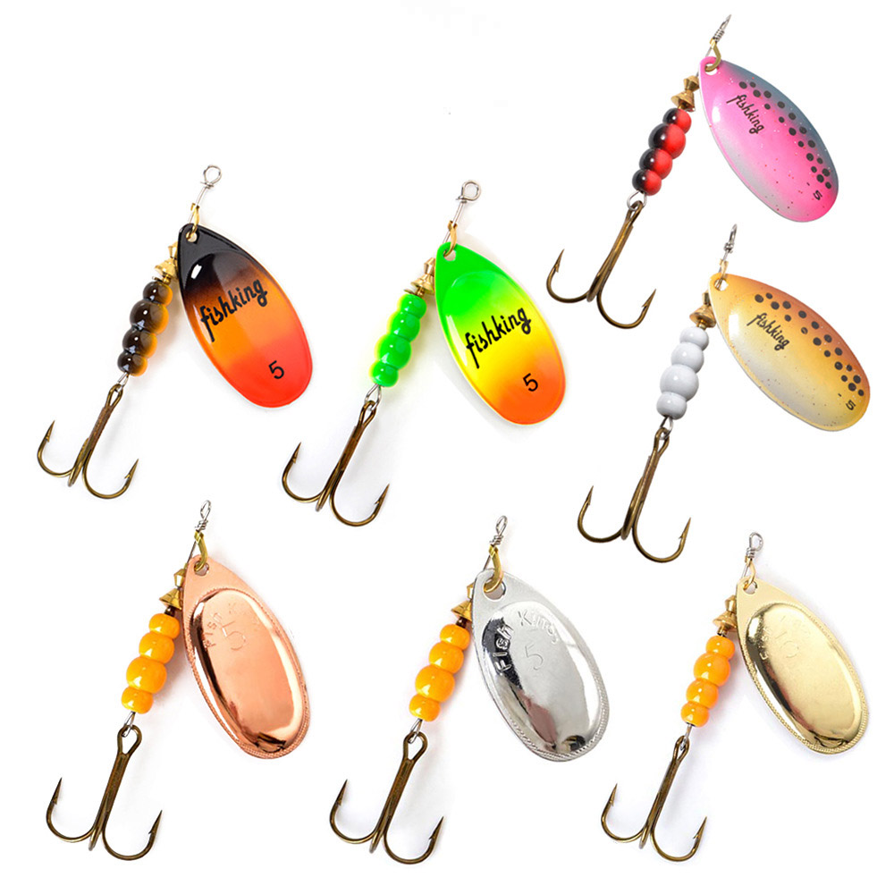 1pcs 스피너 미끼 3.9/4.6/7.4/10.8/1 - Fishing Hook Treble 리뷰 및 가격