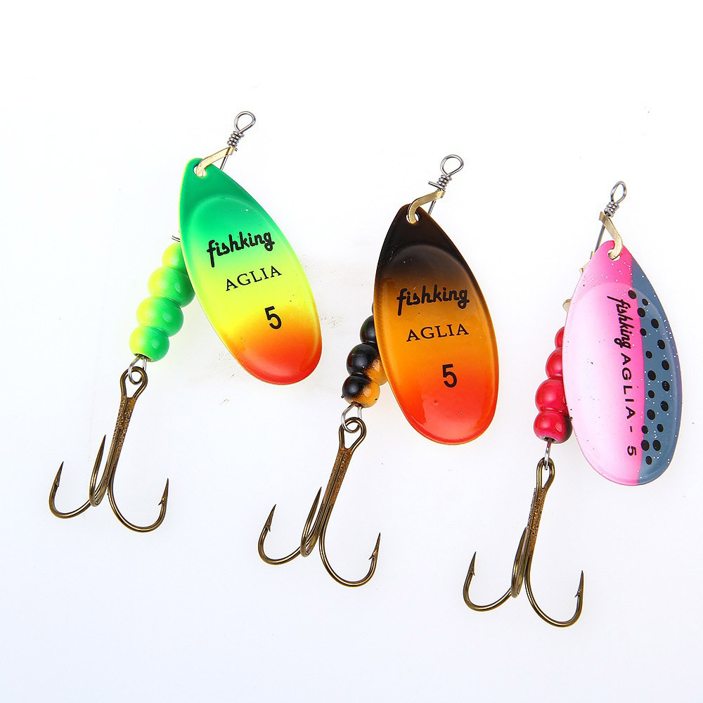 1pcs 스피너 미끼 3.9/4.6/7.4/10.8/1 - Fishing Hook Treble 리뷰 및 가격