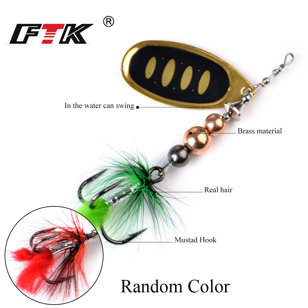 FTK-12g 18g Wobblers 금속 낚시 미끼, - Fishing Hook Treble 리뷰 및 가격