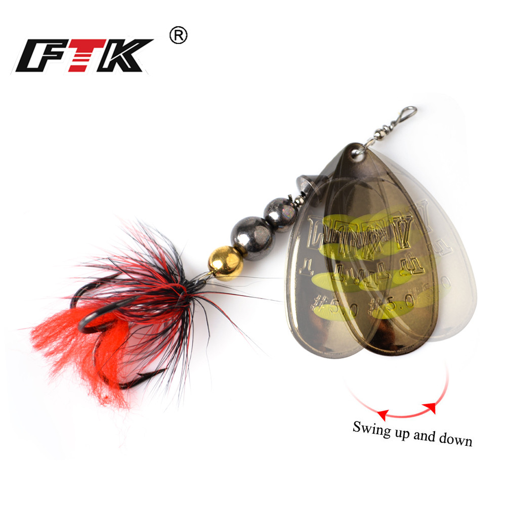 FTK-12g 18g Wobblers 금속 낚시 미끼, - Fishing Hook Treble 리뷰 및 가격