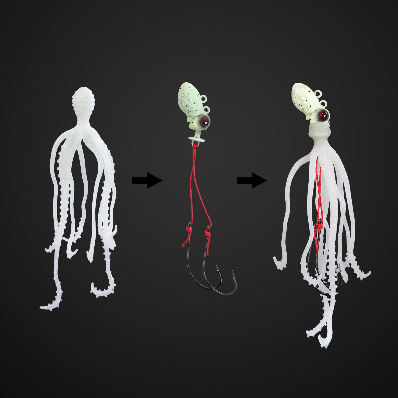 1개 20g30g40g50g60g 구리 헤드 TPE 스 - Fishing Hook Size 리뷰 및 가격