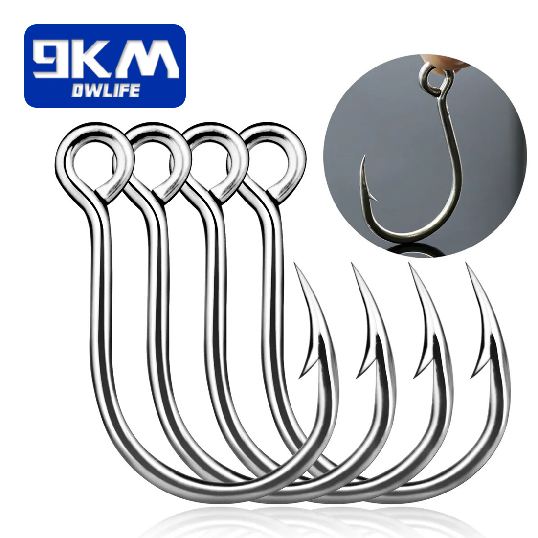 9KM 낚시 후크 25Pcs 지그 후크 인라인 잉어 낚 - Fishing Hook Barbless 리뷰 및 가격