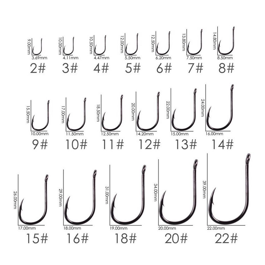 고 탄소 스테인레스 스틸 낚시 바늘 50 개/20 개, - Fishing Hook Circle 리뷰 및 가격
