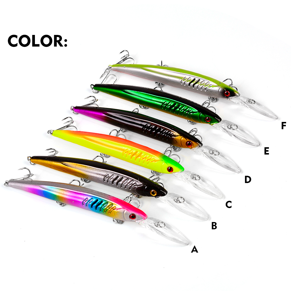 PROBEROS 15cm 12g 대형 미노우 딥 다이버 - Fishing Hook Size 리뷰 및 가격